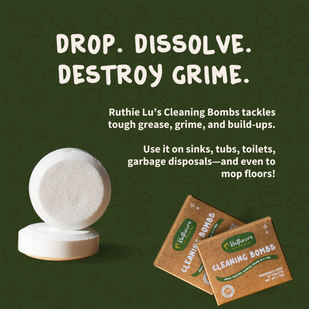 Say Goodbye to Scrubbing: Unleash the Power of Ruthie Lu's Cleaning Bomb!